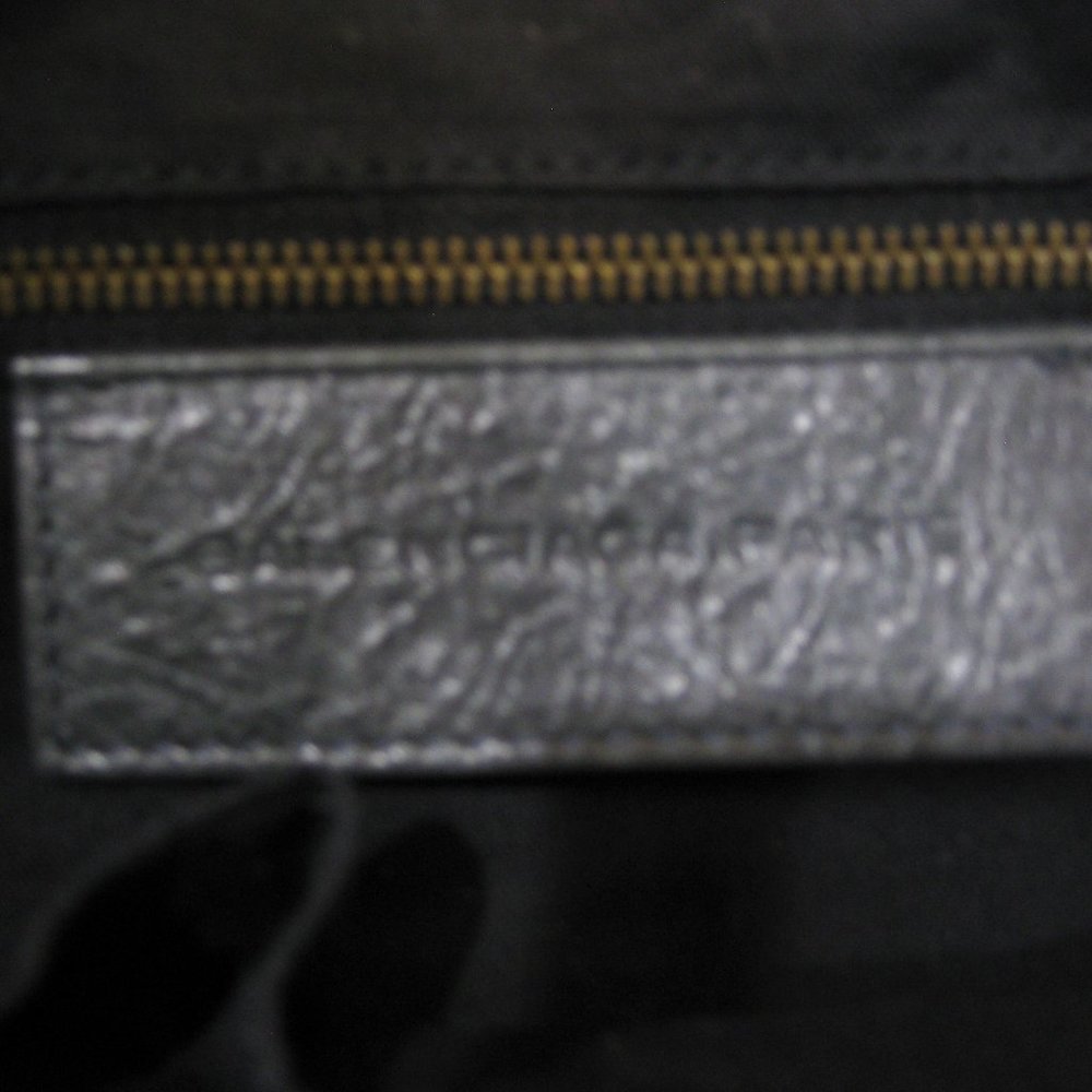 BALENCIAGA Gray Anthracite Town Crossbody Leather Bag - Picture 3 of 15